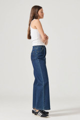 Rolla's Jean Sailor Scoop Jeans in Pacific Blue