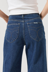 Rolla's Jean Sailor Scoop Jeans in Pacific Blue