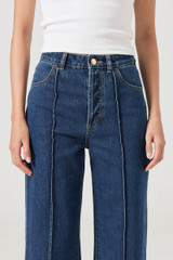 Rolla's Jean Sailor Scoop Jeans in Pacific Blue