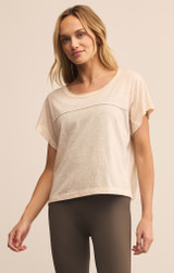 Z Supply Women's Warrior Tee in Crystal