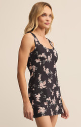 Z Supply Women's Byron Floral Dress black side view
