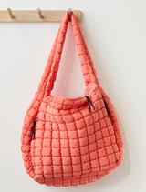 FP Movement Quilted Carryall Bag in Coral