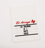 El Arroyo Tea Towel White Queso