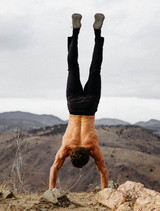 Ten Thousand Men's Lightweight Interval Performance Pants in Black full view