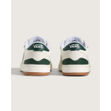 Vans Lowland 2.0 Shoes Vintage White and Emerald front view