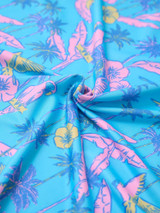 Chubbies Boys' Performance Polo in The Flock Party back view