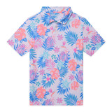 Chubbies Boys' Performance Polo in The Tropic Like Its Hot