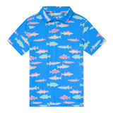 Chubbies Boys' Performance Polo in The Get Schooled