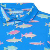 Chubbies Boys' Performance Polo in The Get Schooled