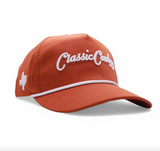 Classic Cowboy The Bevo Snapback Hat in Burnt Orange side view