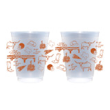Victory Lap Austin Texas Football Plastic Cups Victory Lap Secondary Web Size detail