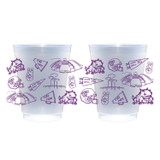 Victory Lap TCU Football Plastic Cups Victory Lap TCU Plastic Cups side view