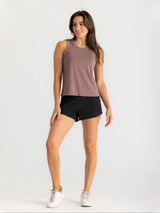 Free Fly Women's Bamboo-Lined 3" Active Breeze Shorts in Black