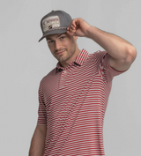 Southern Shirt Men's Rope Trucker Hat Frost Grey detail view