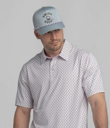 Southern Shirt Men's Swing Boost Peak Performance Snapback Hat in High Rise detail view