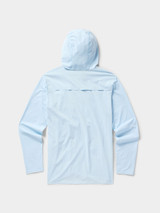 Duck Camp Men's Hybrid Guide Hoodie in Ice Water front view