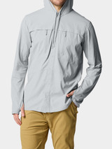 Duck Camp Men's Hybrid Guide Hoodie in Highrise back view
