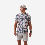 The Burlebo Men's Camo Go To Tee in Vintage Camo