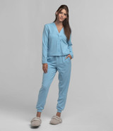 The Southern Shirt Women's  Cozy Cloud Joggers  in Ocean Breeze