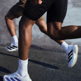 adidas Adizero EVO SL Running Shoes White and Black back view