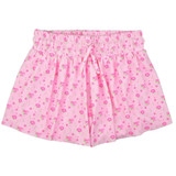 Iscream Girls' Butterfly Print Shorts Pretty In Pink front view