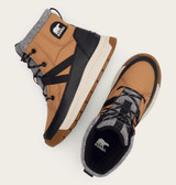 The Sorel Women's Whitney III Mid Waterproof Boots in Tawny Brown