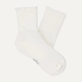 Ugg Women's Karsyn Lettuce Edge Socks White
