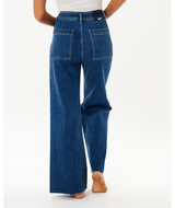 Rip Curl Women's Holiday Denim Dark Blue back view