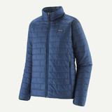 Patagonia Men's Nano Puff Jacket in Cement Blue front view