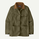 Patagonia Women's Point Reyes coat in Basin Green front view