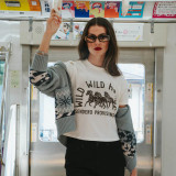 Sendero Provision Women's Wild Horses Crop Tee