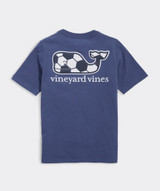 Vineyard Vines Boys' Soccer Whale T-Shirt in Moonshine