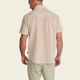 Howler Brothers Men's H Bar B Snapshirt in Eyelet Stripe: Off White