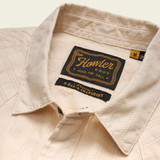 Howler Brothers Men's H Bar B Snapshirt in Eyelet Stripe: Off White