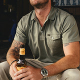 Howler Brothers Men's Ranchero Polo Cadet back view