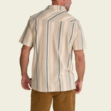 Howler Brothers Men's Ranchero Polo in Old Bill Stripe : Limestone