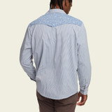 Howler Brothers Men's H Bar B Tech Longsleeve Shirt in Wild Rag : Blue Mirage