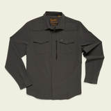 Howler Brothers Emerger Tech Long Sleeve Shirt in Antique Black front view