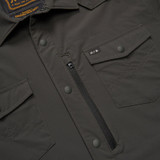 Howler Brothers Emerger Tech Long Sleeve Shirt in Antique Black sleeve detail