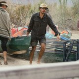 Howler Brothers Emerger Tech Long Sleeve Shirt in Antique Black button detail