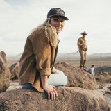 Howler Brothers Men's Osprey Prey Snapback Hat in Black Twill