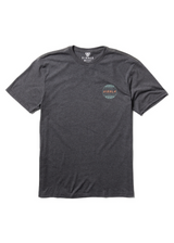 The Vissla Men's Rough Hands Lite Eco Drirelease Tee in Black Heather