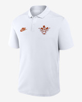 Nike Men's Texas Primetime Victory Legacy Vault Dri-FIT College Polo in White detail view