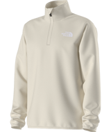 The North Face Girls' Glacier 1/4 Zip Pullover White Dune back