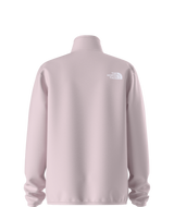 The North Face Girls Glacier 1/4 Zip Pullover in Pale Blossom
