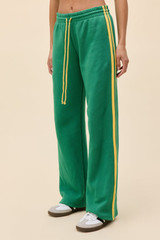 Daydreamer Women's Track Pants in Jade front view