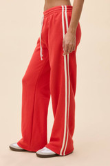 Daydreamer Women's Track Pants in Vintage Red
