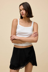 Daydreamer Women's 90's Tank Top in White back view