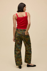 Daydreamer Women's 90's Tank Top in Fire Red back view