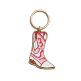 Brittany Paige Cowboy Boot Enamel Keychain detail